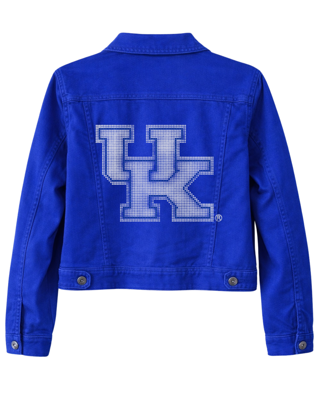 University of Kentucky Interlocking UK Royal Blue Denim Jacket