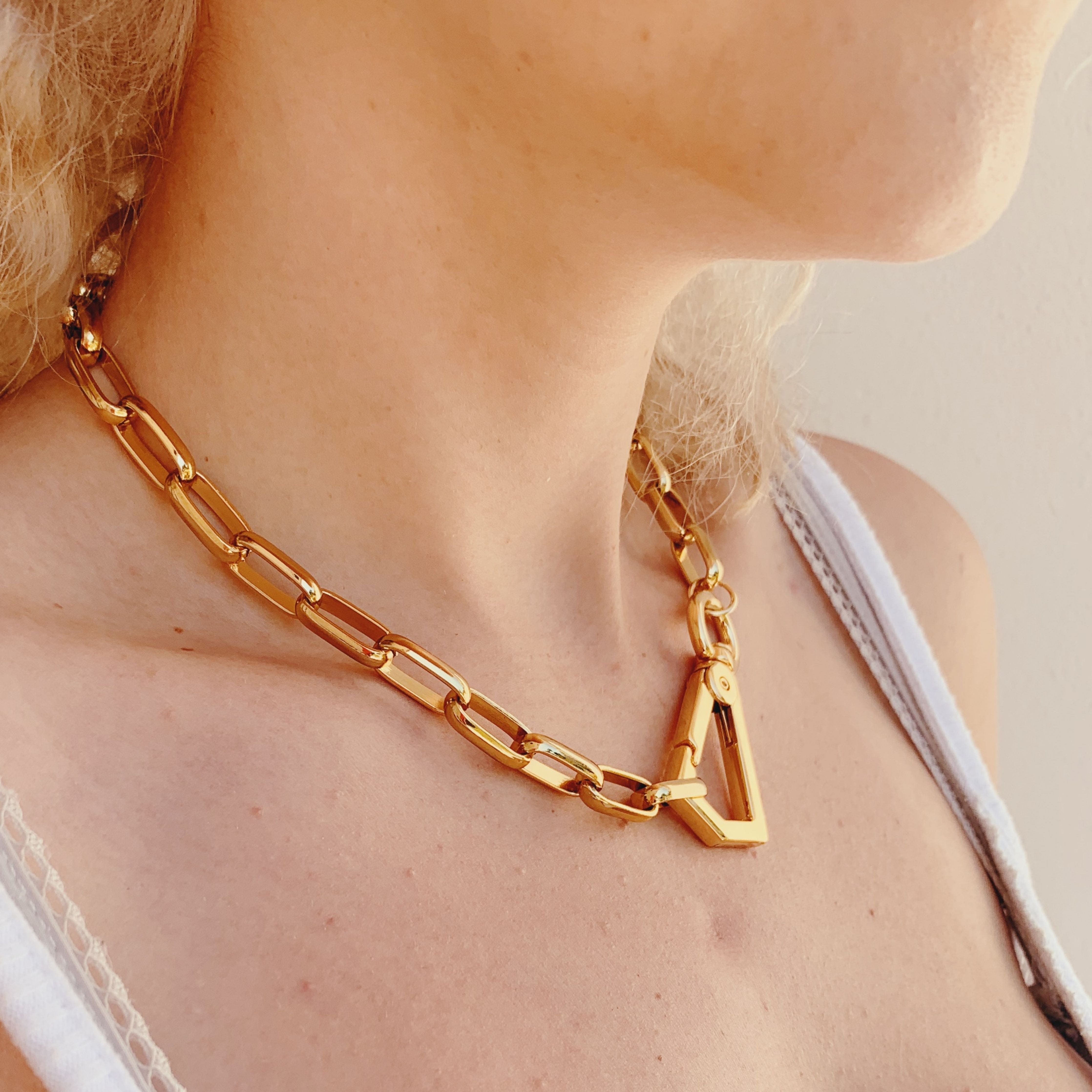 Views & Co. Trapezoid  Necklace and Bracelet Set