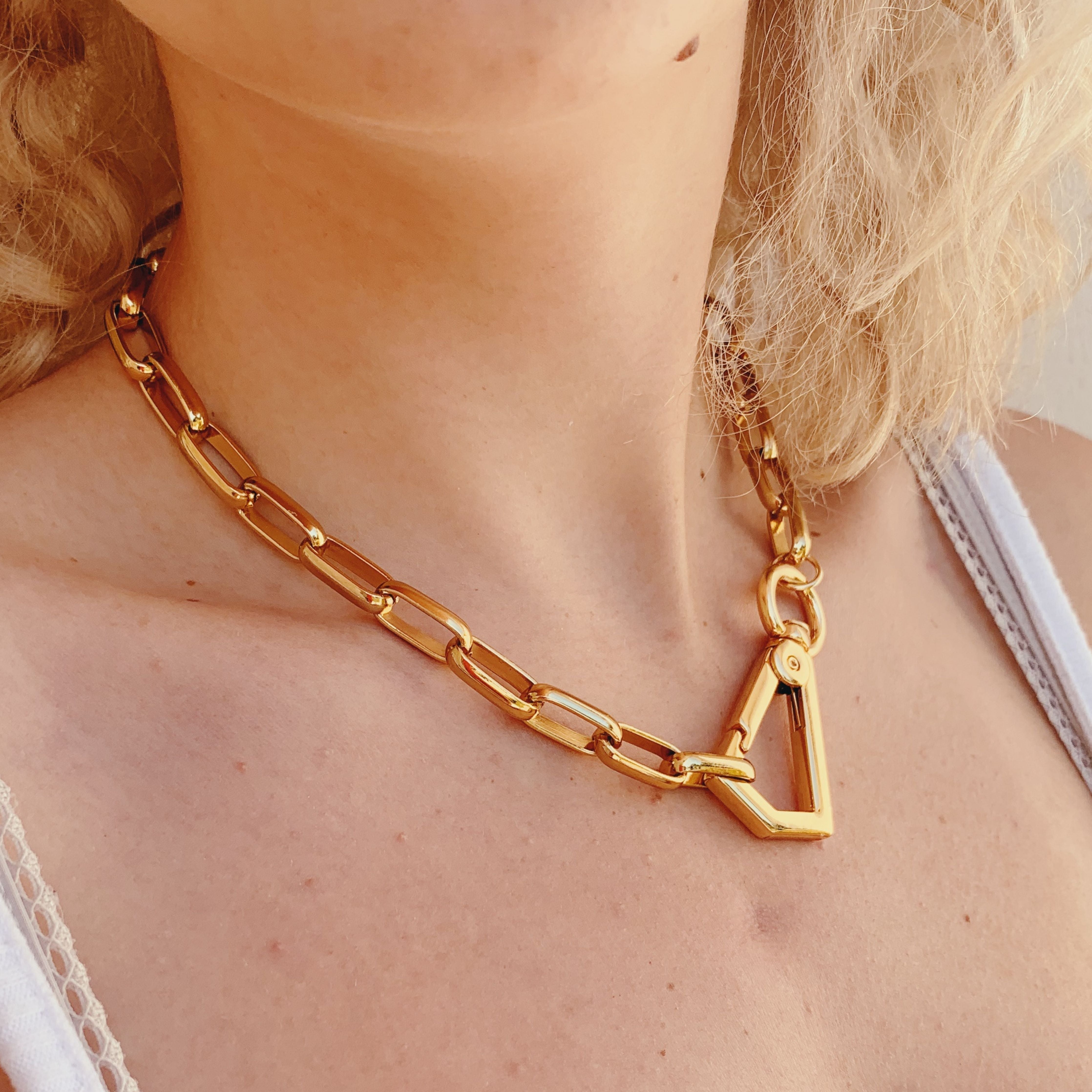 Views & Co. Trapezoid  Necklace and Bracelet Set