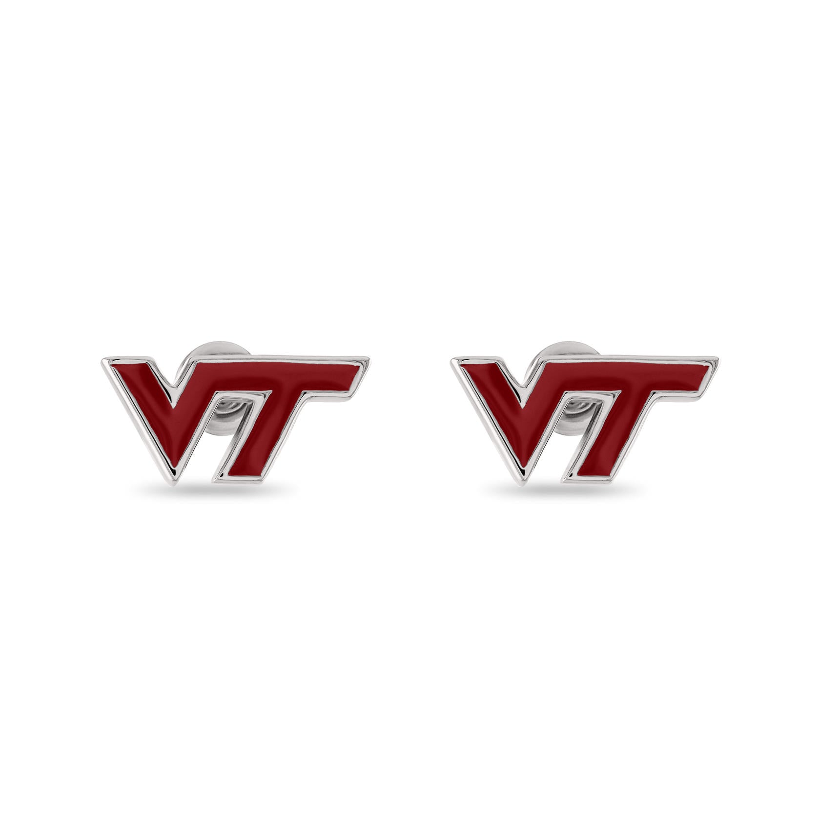 Virginia Tech VT Logo Studs