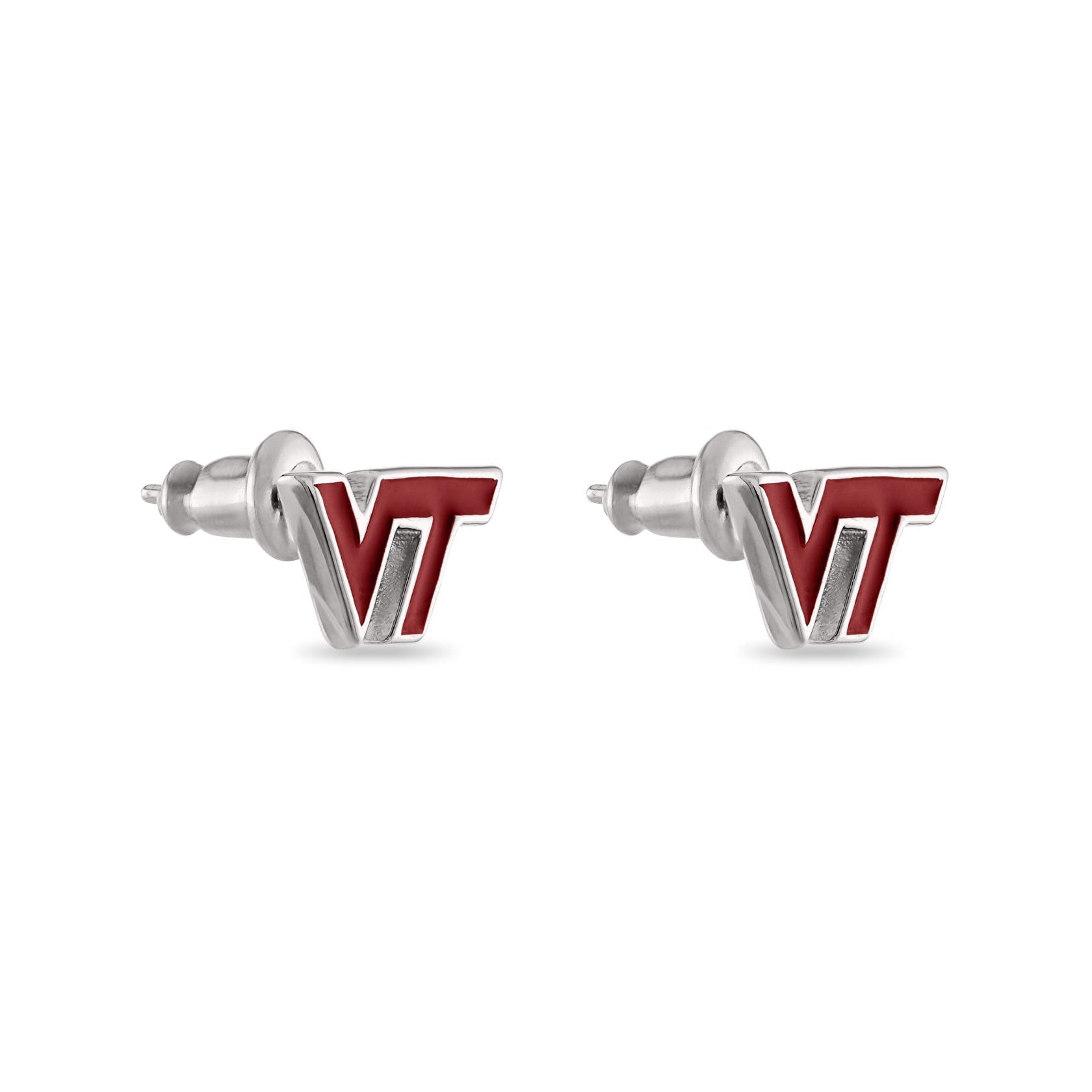 Virginia Tech VT Logo Studs