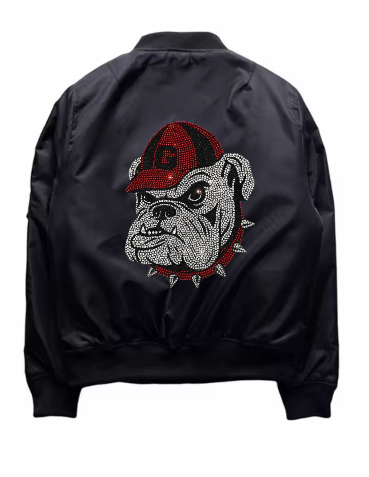University of Georgia G Bulldog Black Bomber Jacket