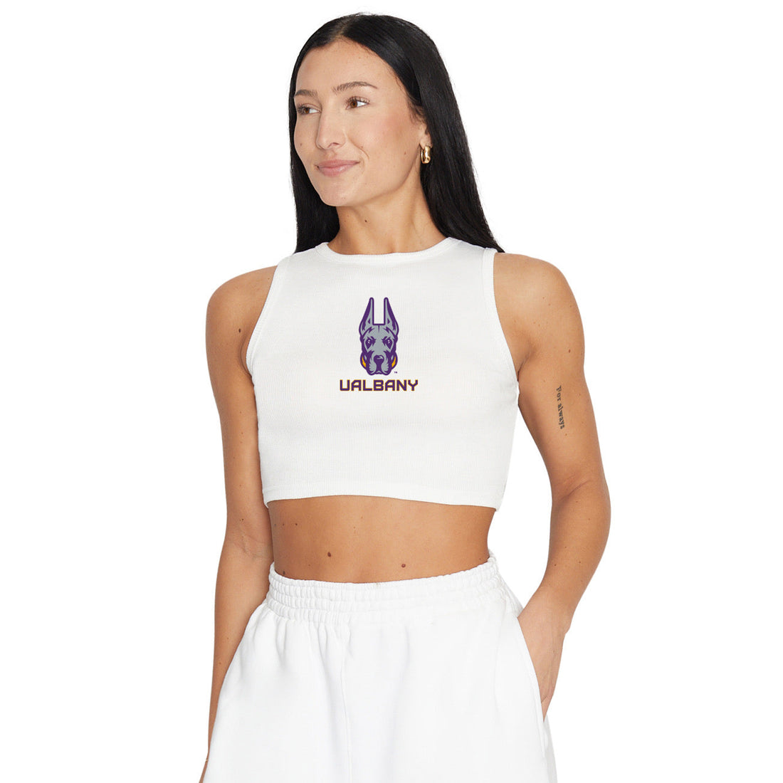 University at Albany Touchdown Ribbed Tank
