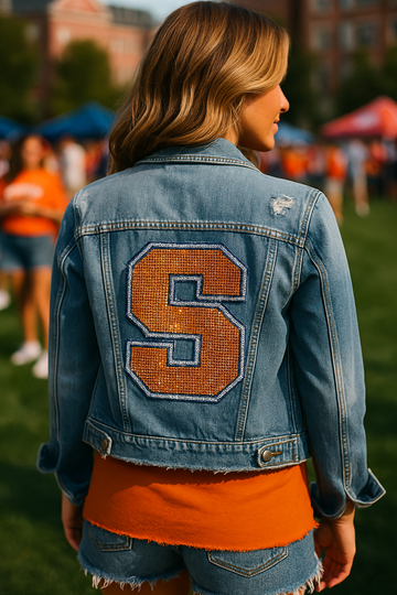 Syracuse S Blue Denim Jacket