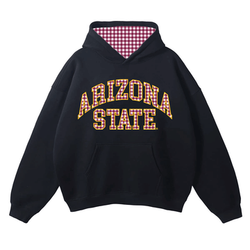 Arizona State ASU Gingham Hoodie