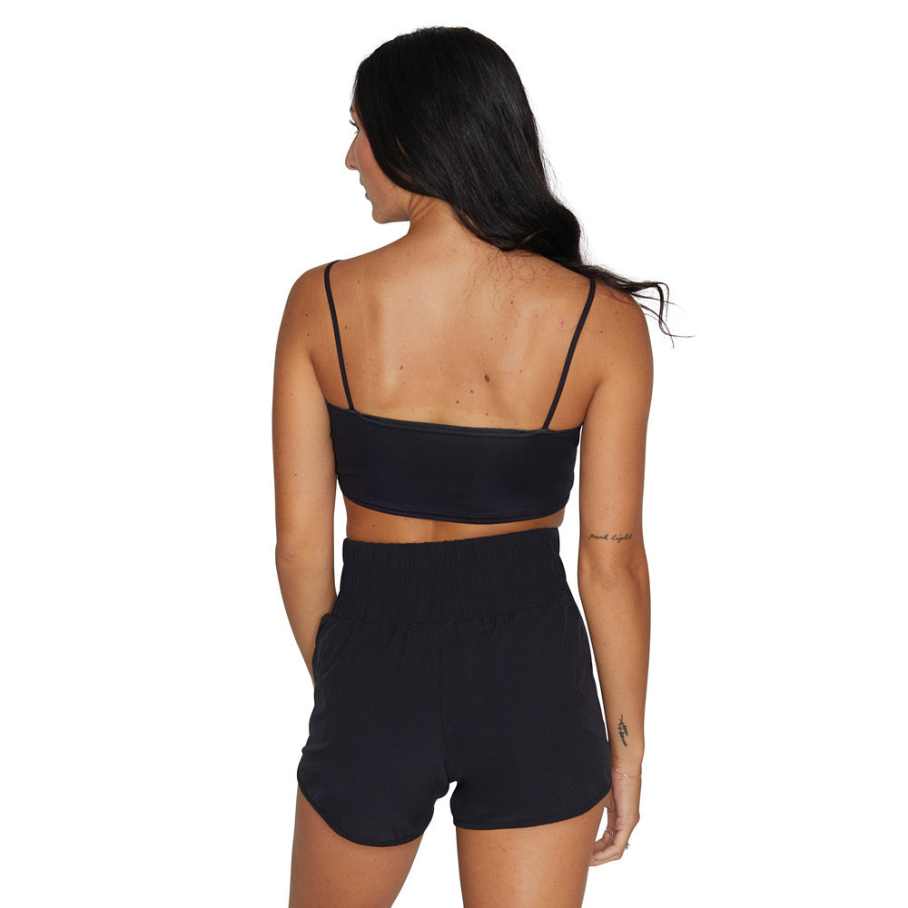 Syracuse Black Spaghetti Strap Tank