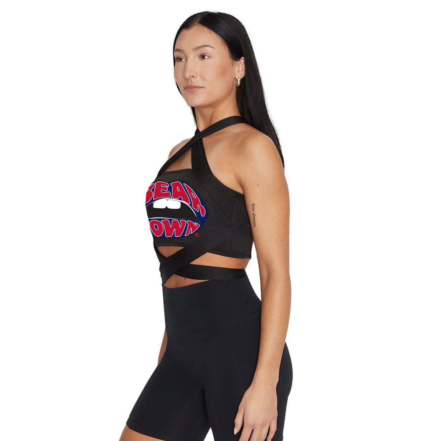 University of Arizona Black Multiway Bandeau Top