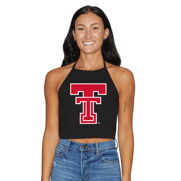 Texas Tech Black Halter Top