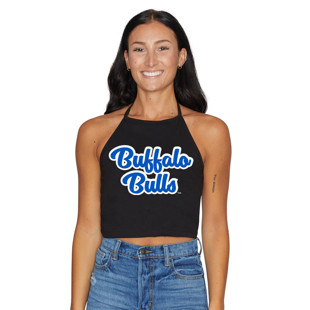 Buffalo Bulls Black Halter Top