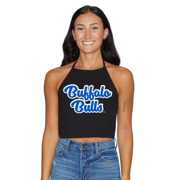Buffalo Bulls Black Halter Top