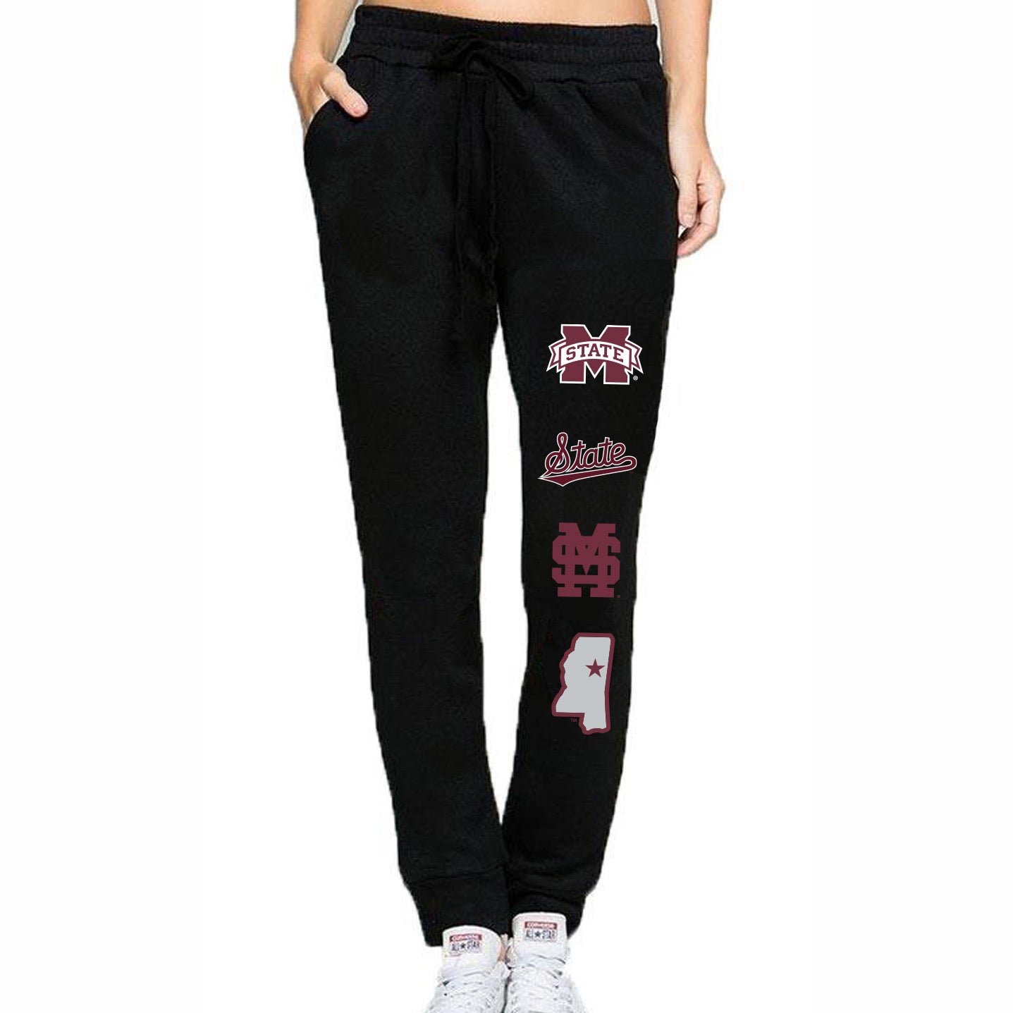 Mississippi State Black Joggers