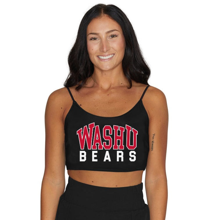 WashU Black Spaghetti Tank