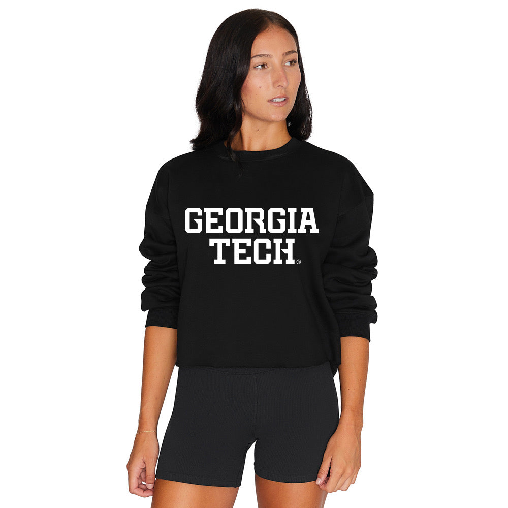 Georgia Tech Black Crewneck