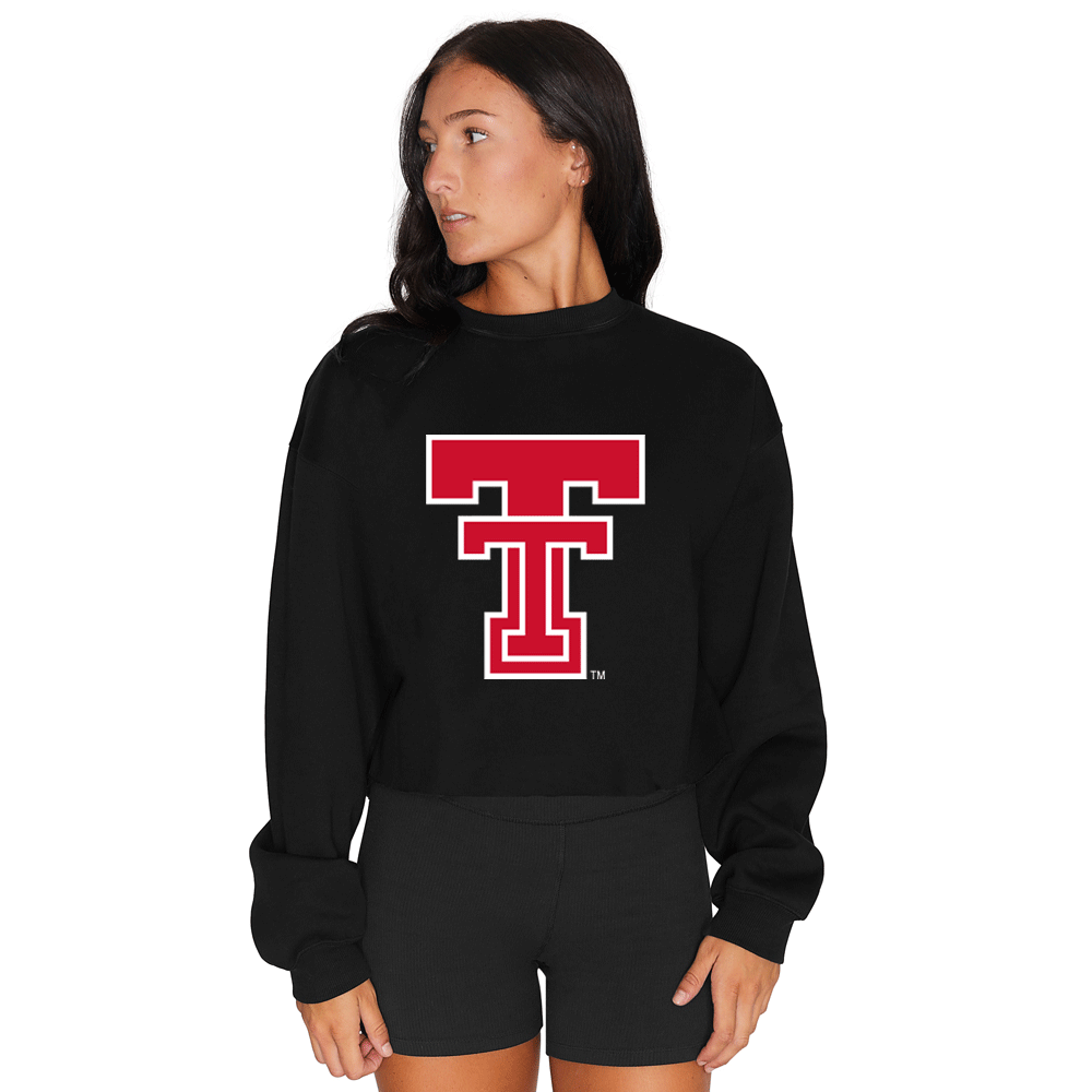 Texas Tech Black Crewneck