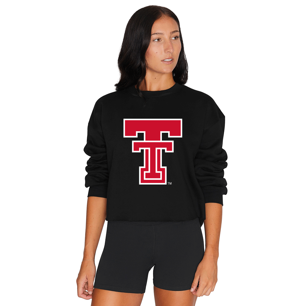 Texas Tech Black Crewneck