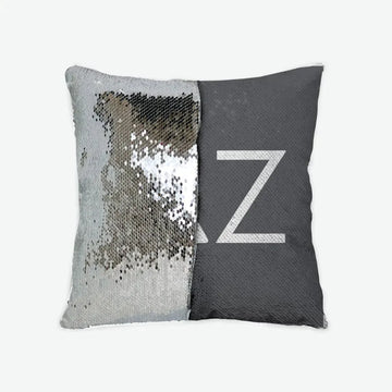 Delta Zeta Sequin Pillow Cover - Greek Letters