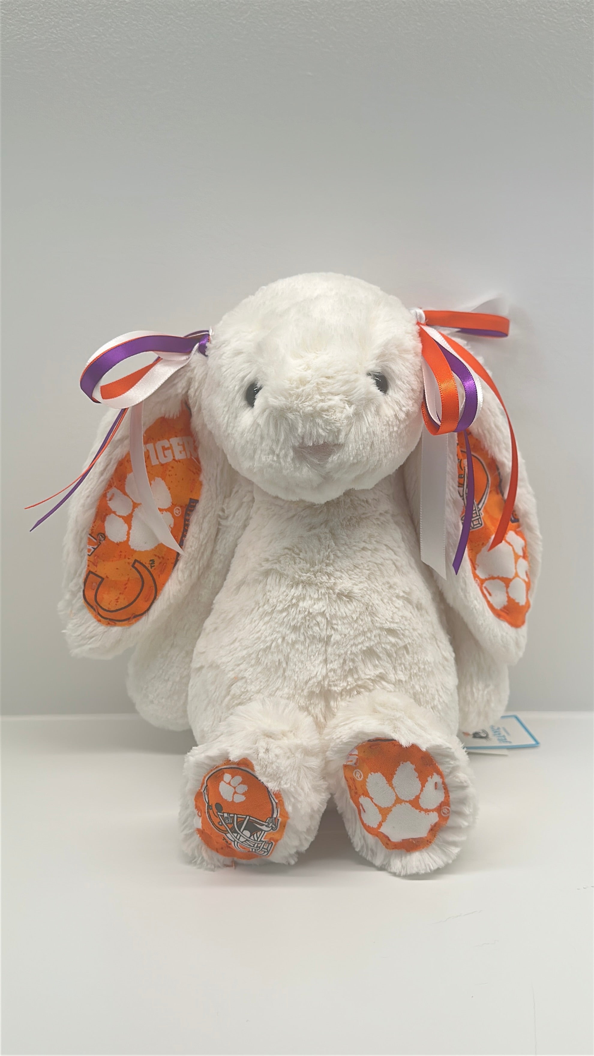 Clemson University Custom College Jellycat Bashful Bunny