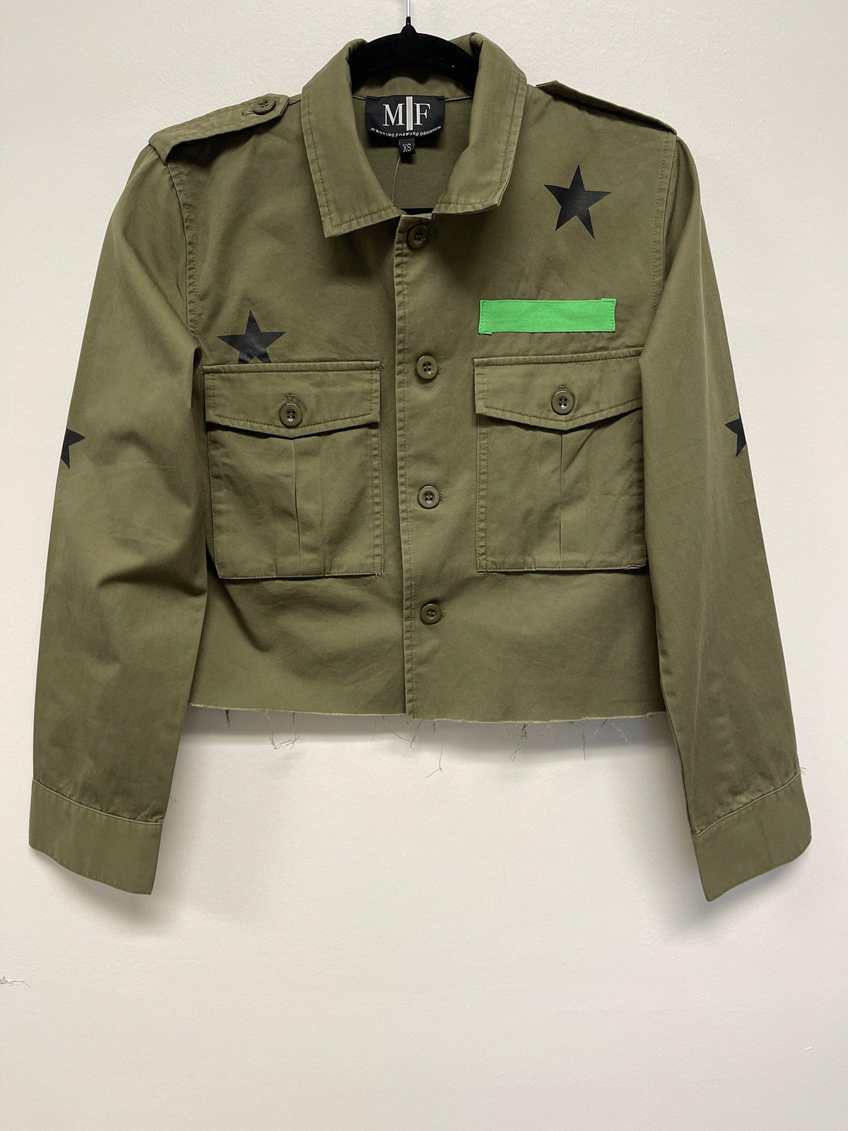 University of Texas-Austin Longhorn Army Green Shacket