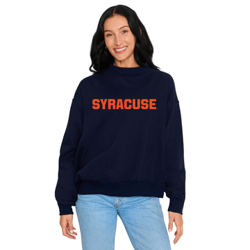 Syracuse Mock Neck Sweatshirt