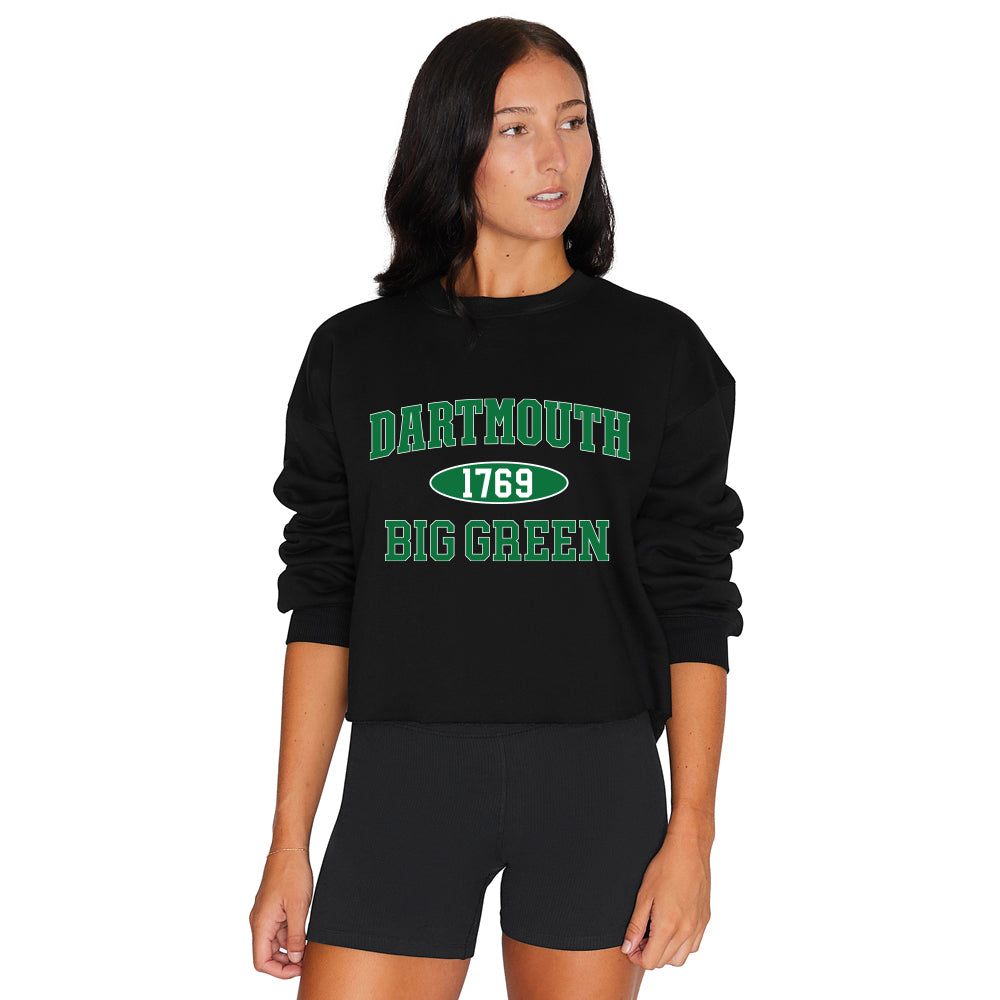 Dartmouth College Black Crewneck