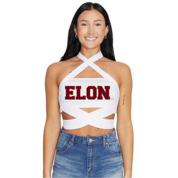 Elon White Multi Way Bandeau Top