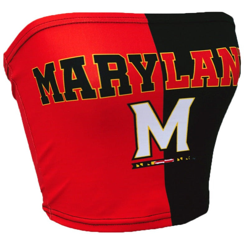 Maryland Terps Two Tone Tube Top