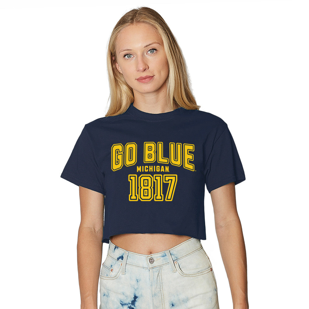 University of Michigan Go Blue Navy Tee
