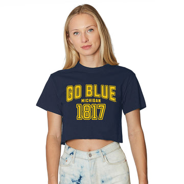 University of Michigan Go Blue Navy Tee
