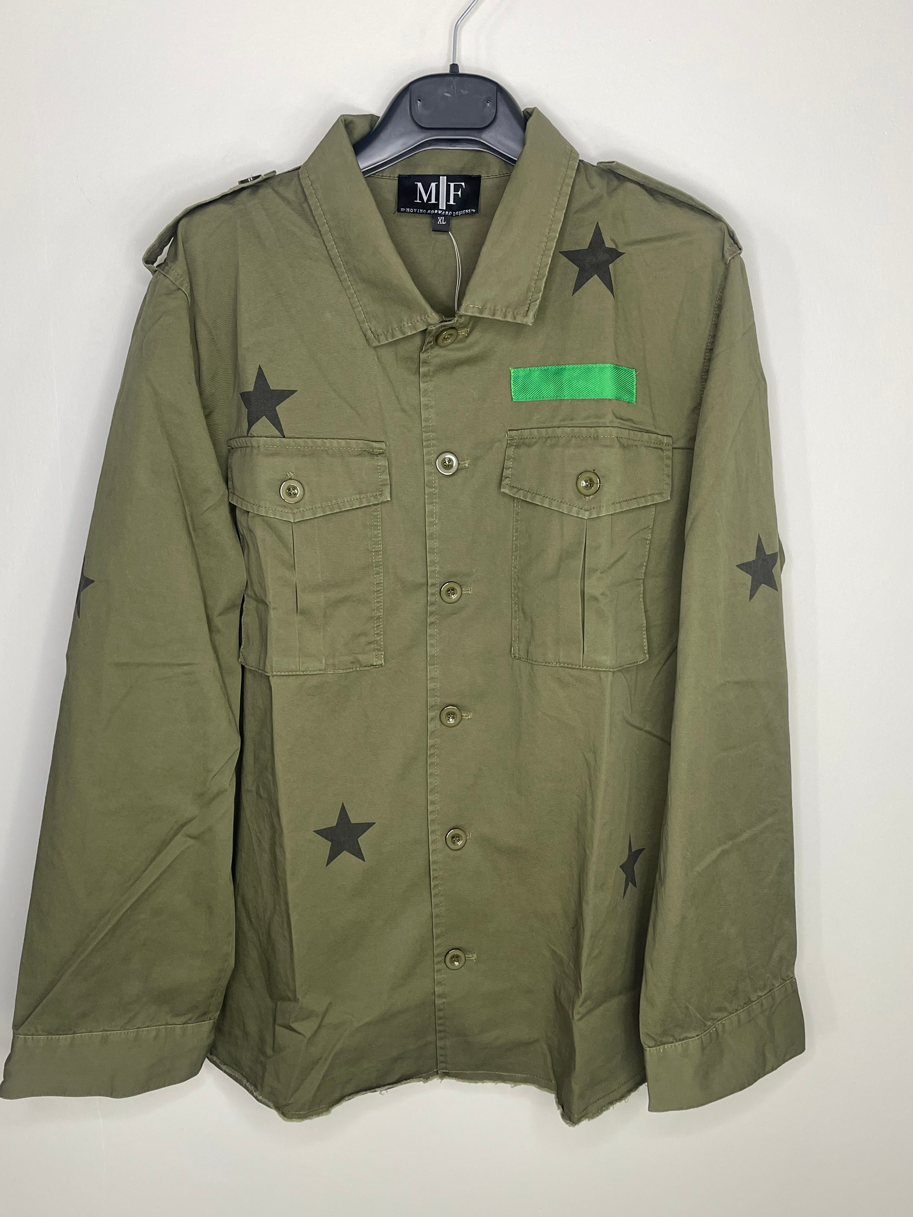 Auburn University Navy AU Army Green Shacket