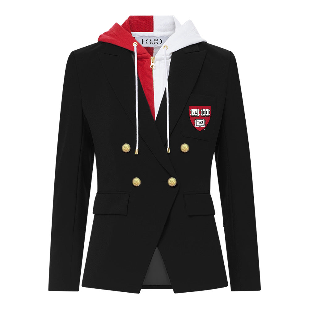 Harvard Hooded Blazer Jacket