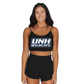 New Hampshire Wildcats Black Spaghetti Tank