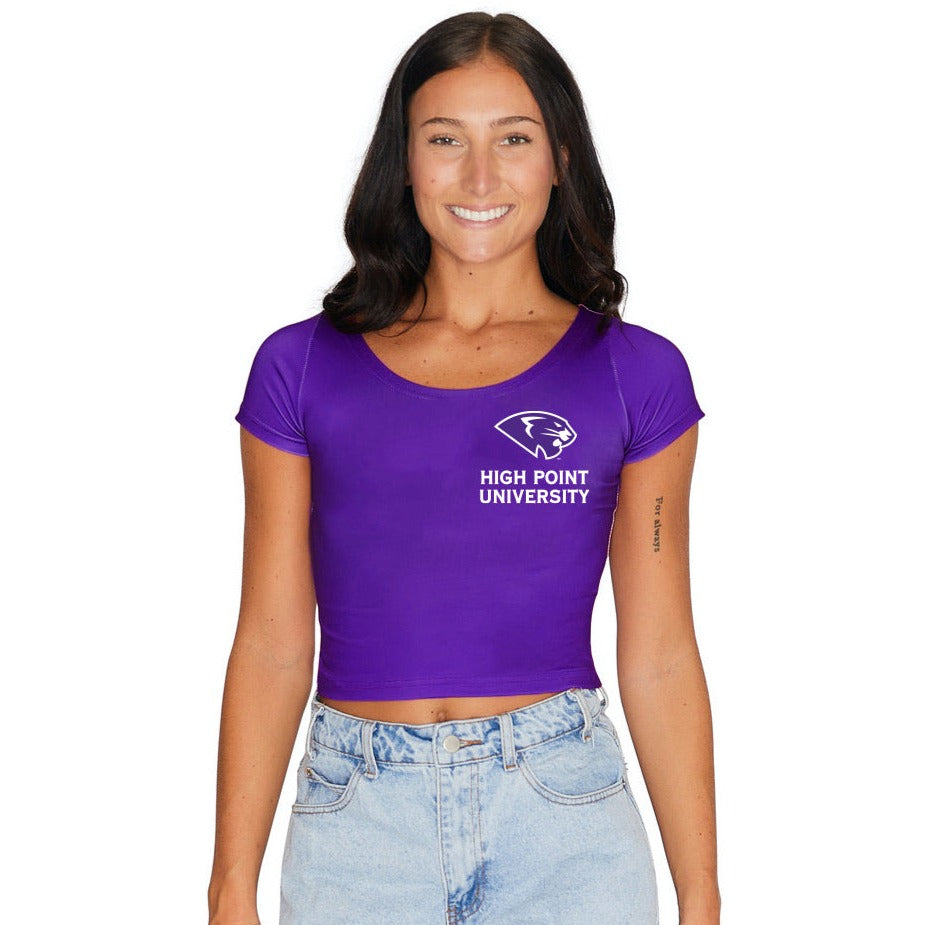 High Point University Purple Babydoll Tee