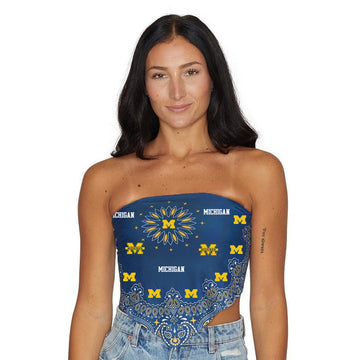 University of Michigan Bandana Top