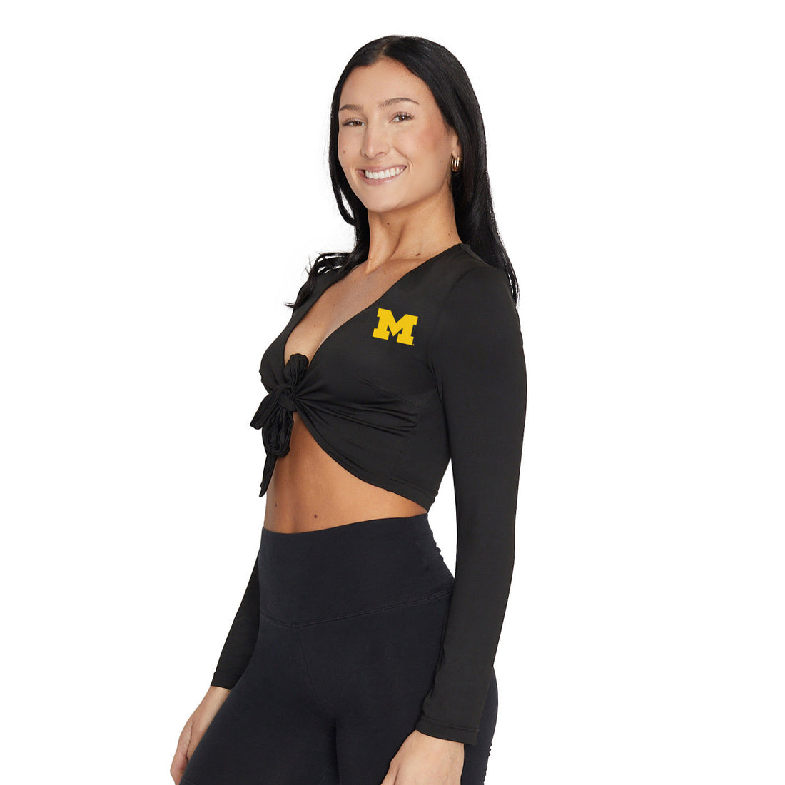 University of Michigan Tie Up Top