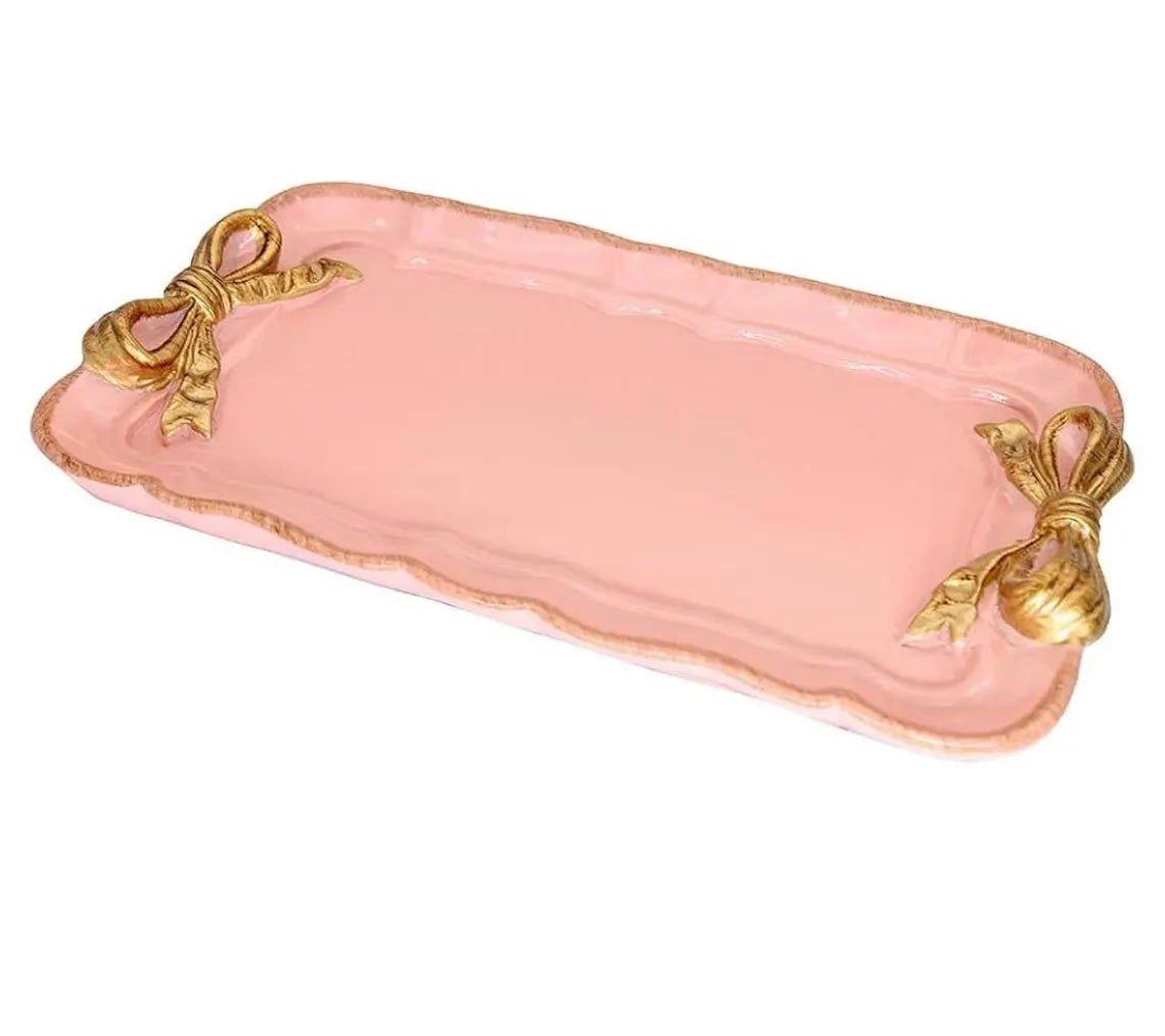 Personalizable: Coquette Bow Trinket Dish