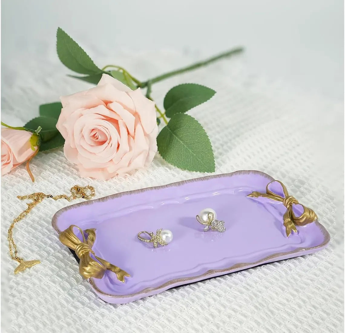 Personalizable: Coquette Bow Trinket Dish
