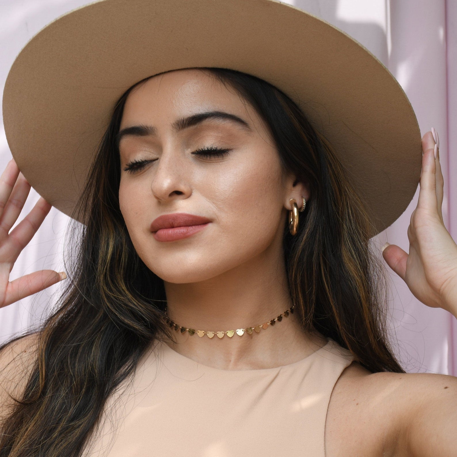 Views & Co. Repeating Love Choker Necklace