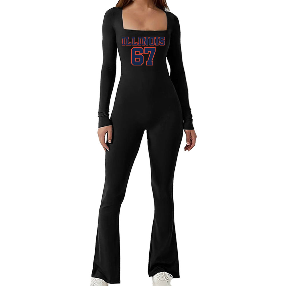 Illinois Fighting Illini End Zone Jumpsuit