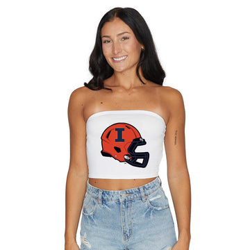 Illinois Fighting Illini Helmet Tube Top