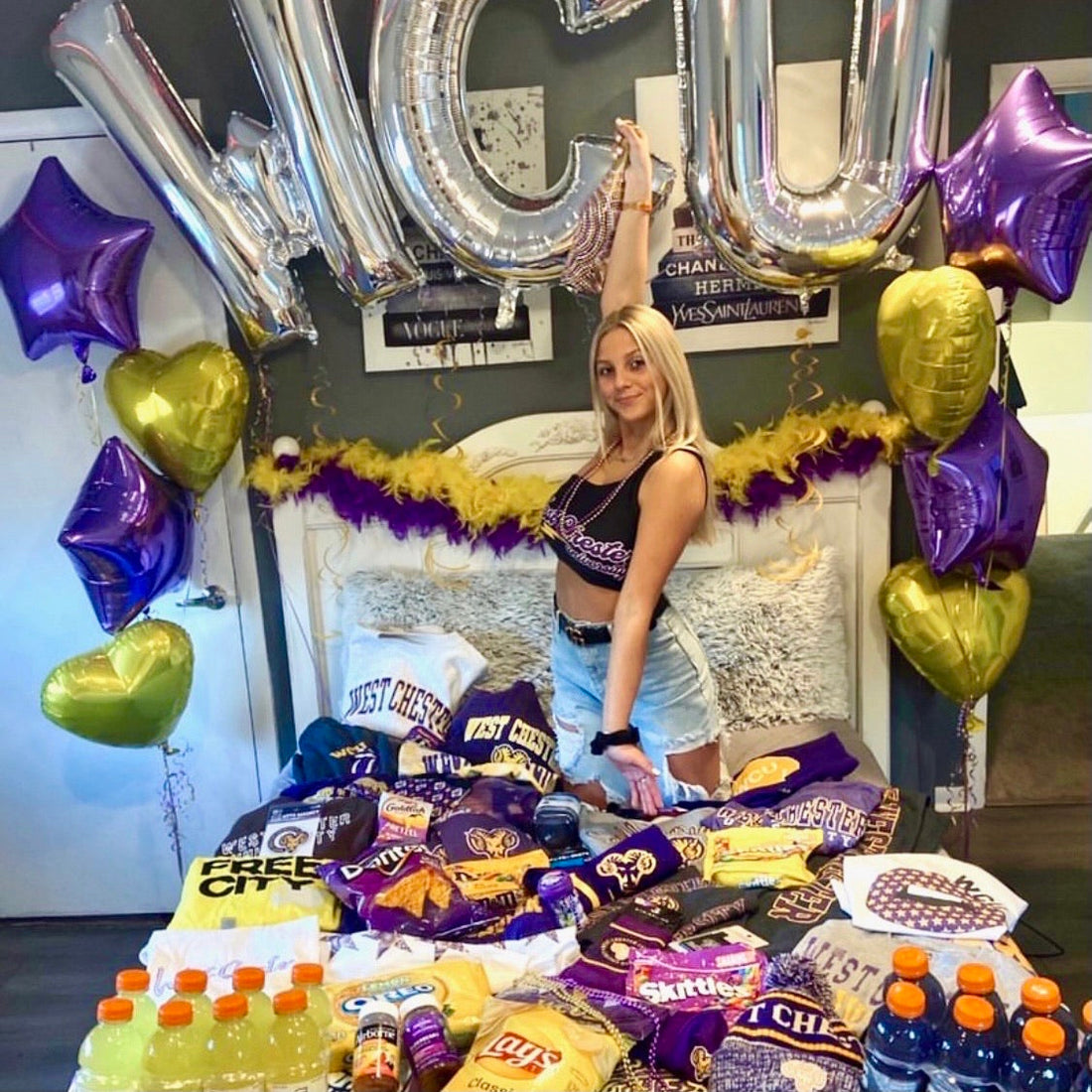 West Chester University One Shoulder Top