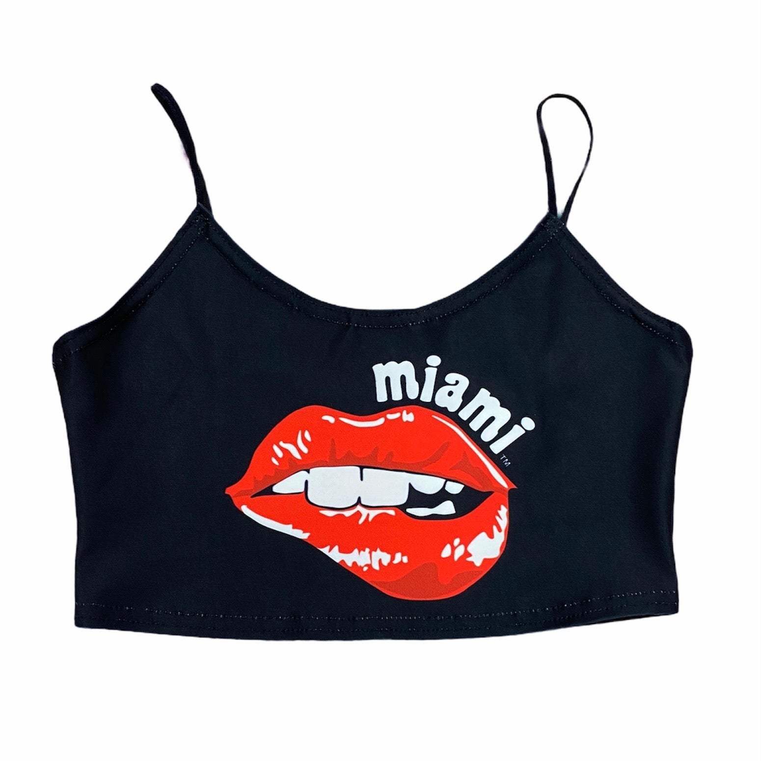 Miami University Lips Spaghetti Tank