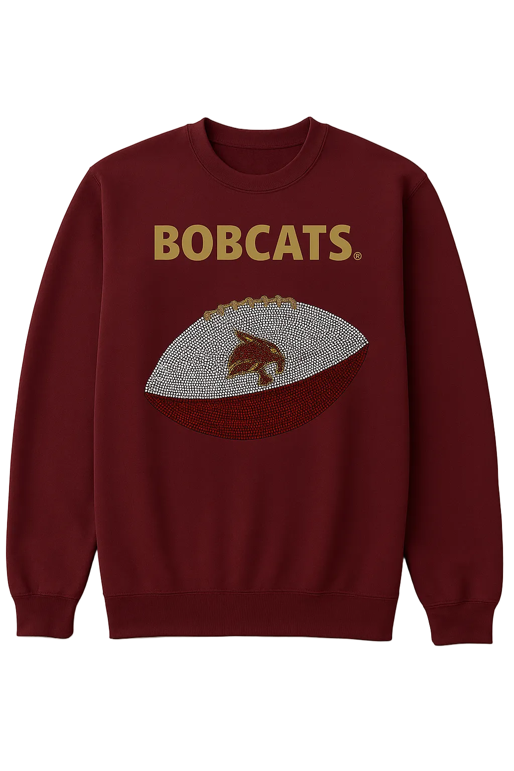 Texas State Bobcats Football Maroon Sweatshirt