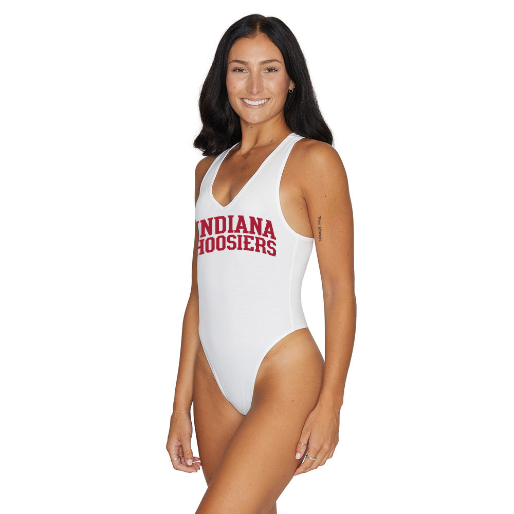 Indiana Hoosiers White Bodysuit