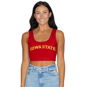 Iowa State Red Crop Tank Top