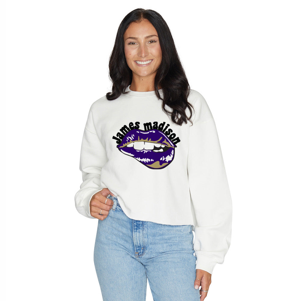 JMU Lips Crewneck