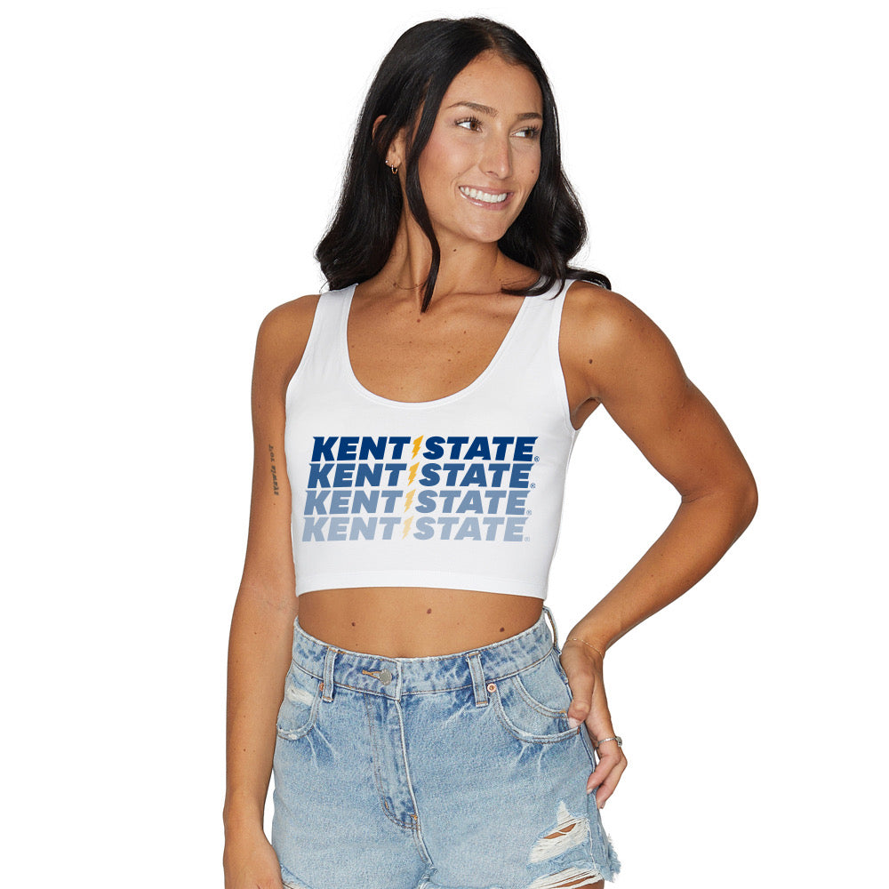 Kent State Crop Tank Top