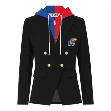 Kansas Jayhawks Hooded Blazer Jacket