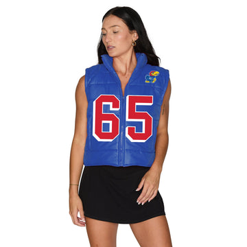 Kansas Jayhawks Puffer Vest