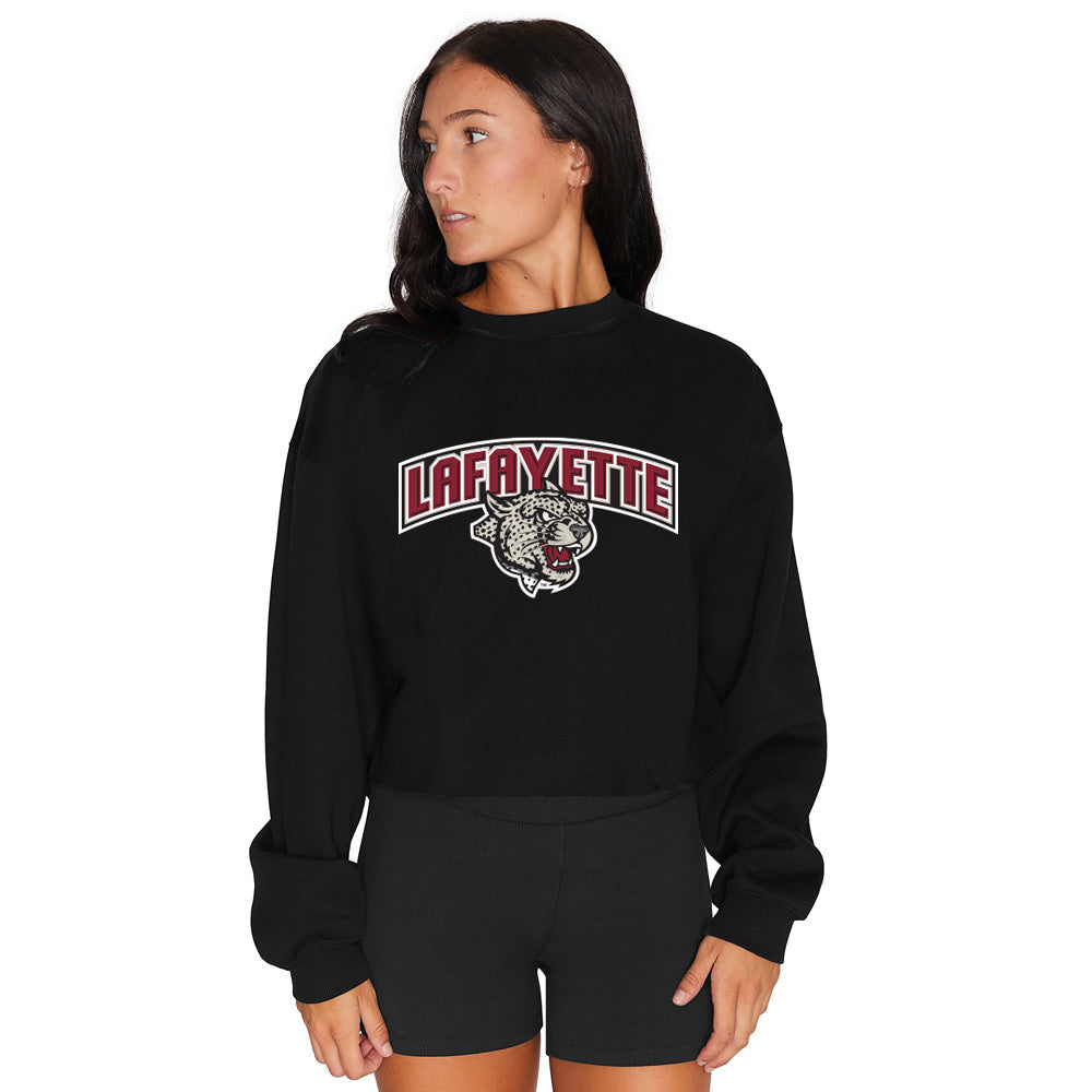 Lafayette College Black Crewneck