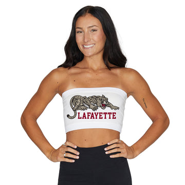 Lafayette College White Bandeau Top